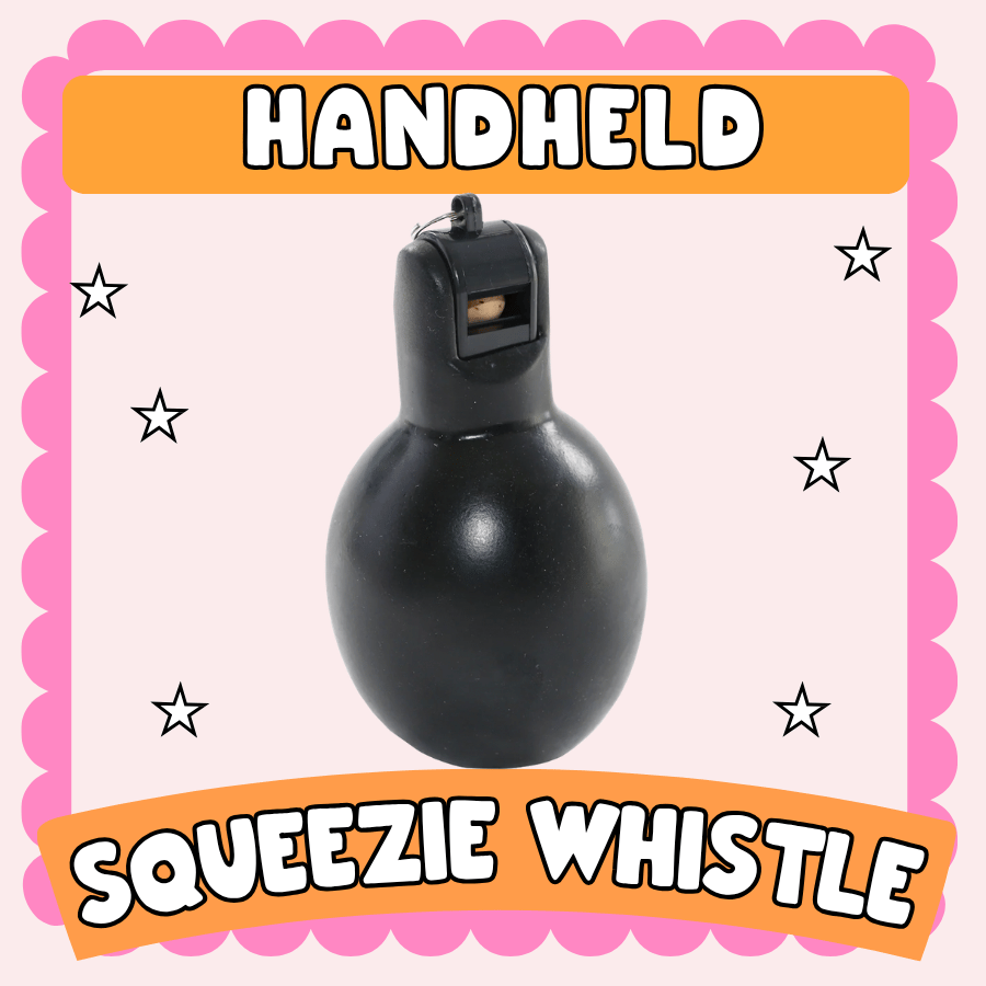 Black Handheld Whistle