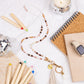 TEACH Teacher Beaded Lanyard - Boho Babe