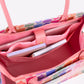 Ultimate Teacher Handbag Tote - Rainbow Flowers