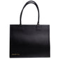 Ultimate Teacher Handbag Tote - Black Vegan Leather
