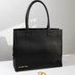 Ultimate Teacher Handbag Tote - Black Vegan Leather