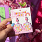 BIRTHDAY VIBES *RAINBOW PINK* Teacher Earrings | Colourful Drop Dangle Acrylic Earrings