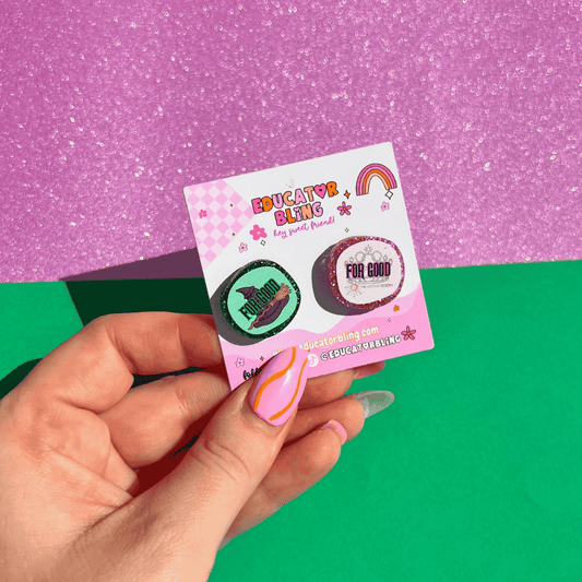 Wicked Teacher Earrings | Colourful Stud Acrylic Earrings