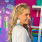 Total Book Worm teacher earrings – Book Week and reading-themed dangle earrings for teachers and librarians