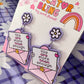 'You Are More Than Enough' Teacher Earrings | Colourful Drop Dangle Acrylic Earrings