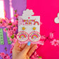 'Be a Kind Human' Teacher Earrings | Colourful Drop Dangle Acrylic Earrings