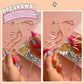 TEACH Teacher Beaded Lanyard - Pink and Orange Sunset Disco