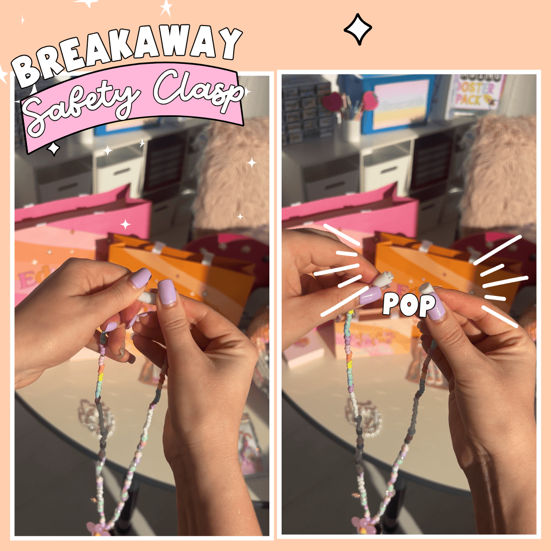 TEACH Teacher Beaded Lanyard - Pastel POP - Personalised Custom Name