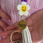 TEACH Teacher Beaded Lanyard - Rainbow Bright - Personalised Custom Name