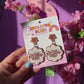 BIRTHDAY VIBES *BOHO* Teacher Earrings | Neutral Drop Dangle Acrylic Earrings