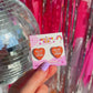 Life of a Teacher Earrings | Colourful Stud Acrylic Earrings