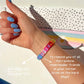 Rainbow crystal bracelet – durable for teacher life and a reminder of the rainbow cheerleader friends in your corner, even on the hard days