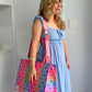 Ultimate Teacher Handbag Tote - Rainbow Flowers