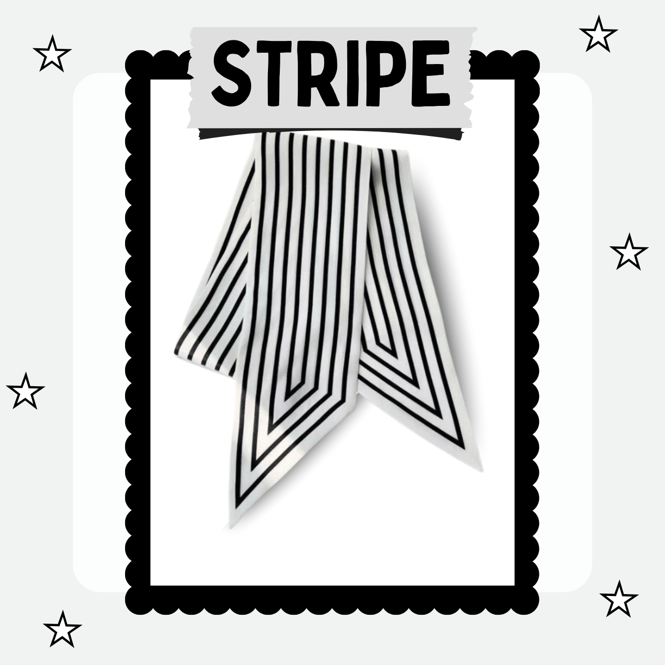 Limited Edition Gift - Stripe Bag Scarf
