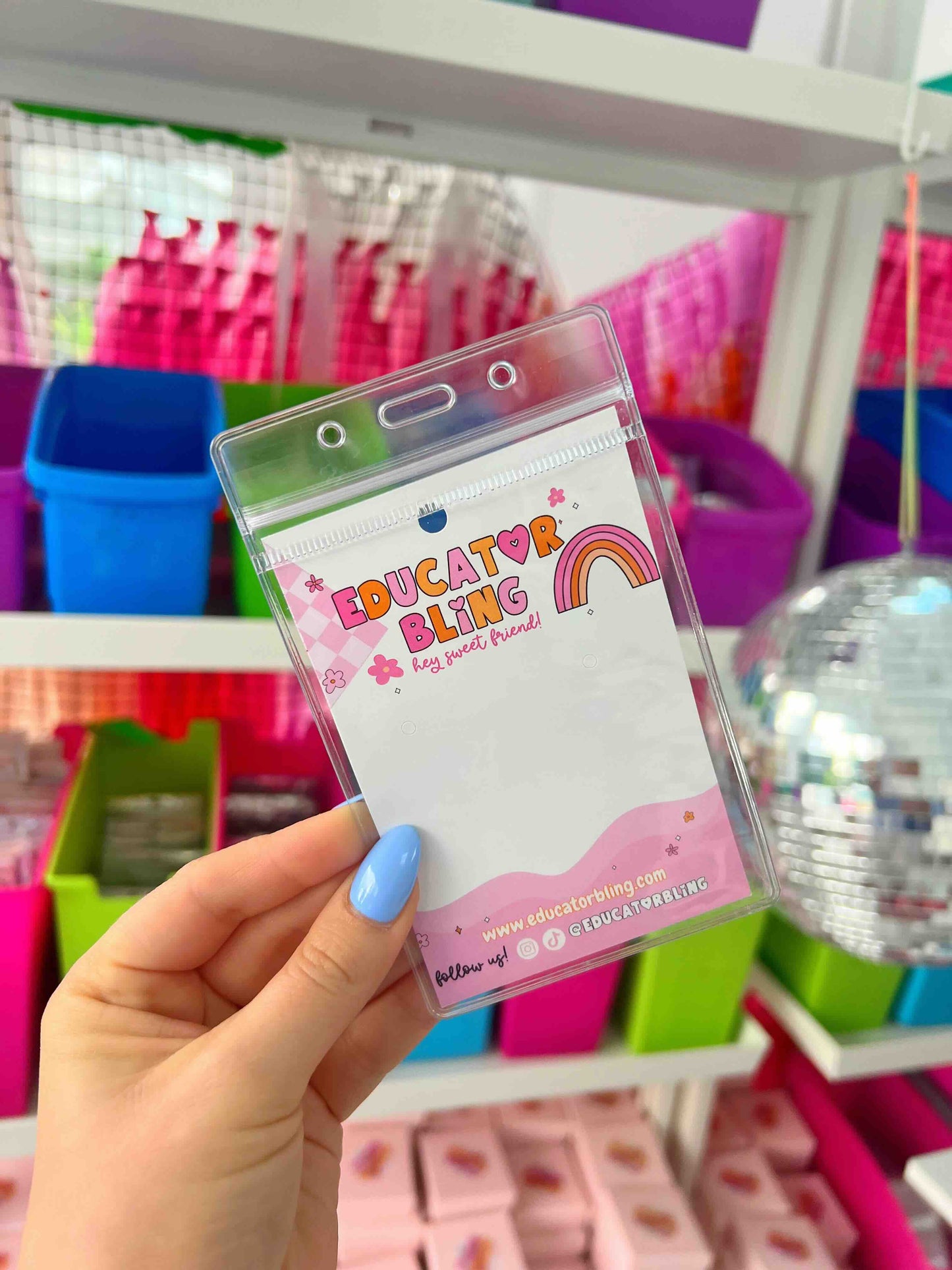 Add On ID Badge Holder: Horizontal or Vertical